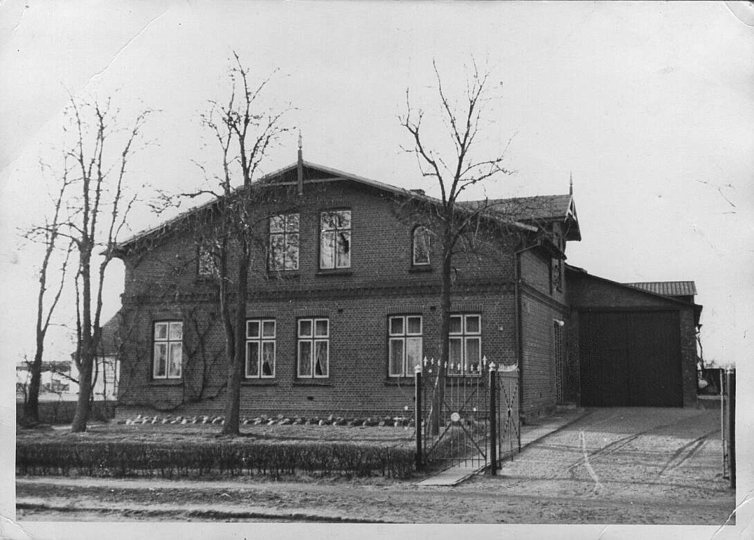 Hof Junge in der Bahnhofstraße um 1920